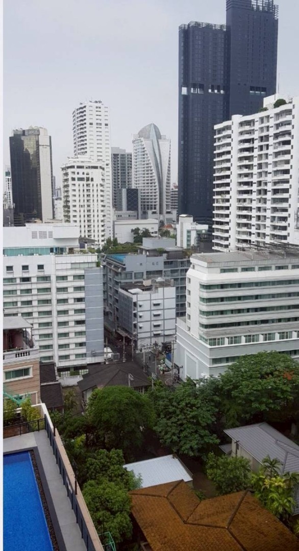 วิวเมือง ไม่บล็อควิว  The Trendy Condominium (เดอะ เทรนดี้ คอนโดมิเนียม) มีเครื่องซักผ้า