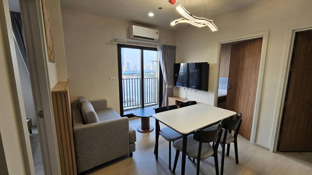 วิวแม่น้ำ ห้องใหม่ NUE Riverest Ratburana (นิว ริเวอร์เรสต์ ราษฎร์บูรณะ)  47 ตรม.  2ห้องนอน 2 ห้องน้ำ ชััน 16