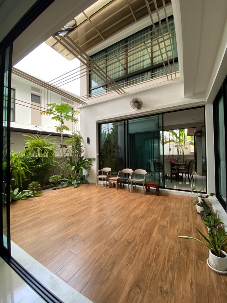 บ้าน ราชพฤกษ์ ร่มรื่น มีสวนต้นไม้ในบ้าน 