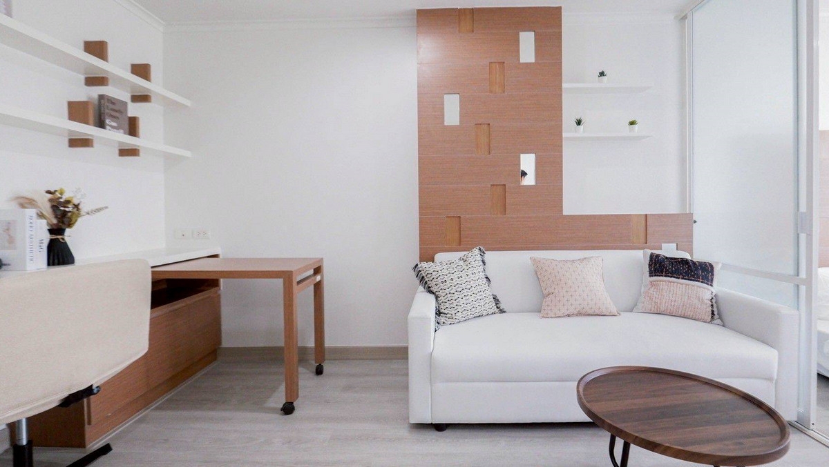 Lumpini Ville Ramkhamhaeng 26 (ลุมพินี วิลล์ รามคำแหง 26)   1ห้องนอน 1ห้องน้ำ ขนาด 32.21 ตร.ม.