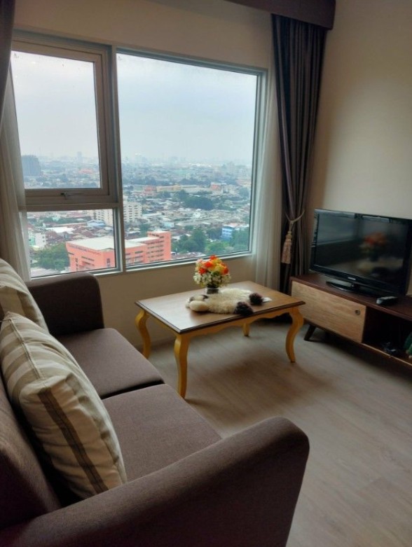 Aspire Sathorn–Tha Phra ติดรถไฟฟ้า ตลาดพลู ชั้นสูง วิวโล่ง อากาศถ่ายเทดี