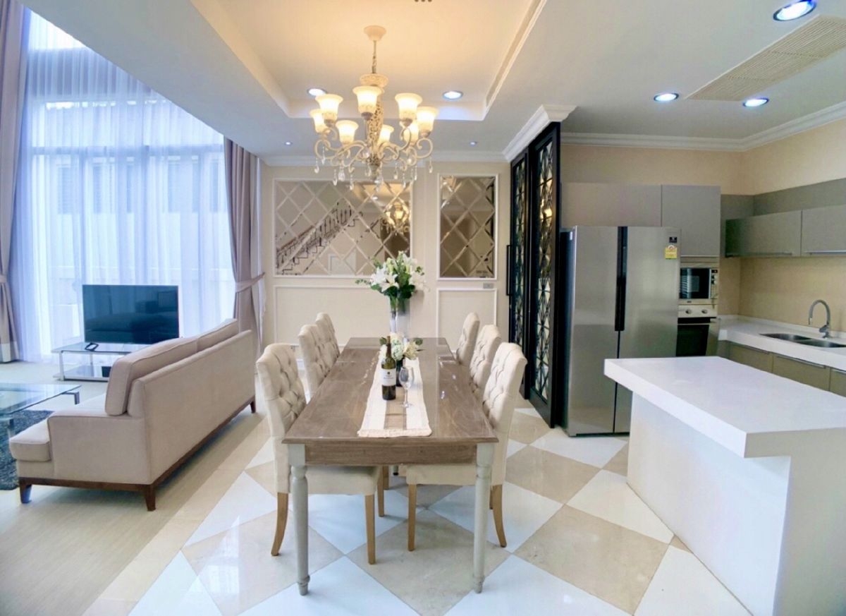  มีสระว่ายน้ำส่วนตัว สวย หรูหรา ทาวน์โฮม 5 ชั้น หมู่บ้าน 349 Residence 3 ห้องนอน 3 ที่จอดรถ ใกล้โรงเรียนนานาชาติ 