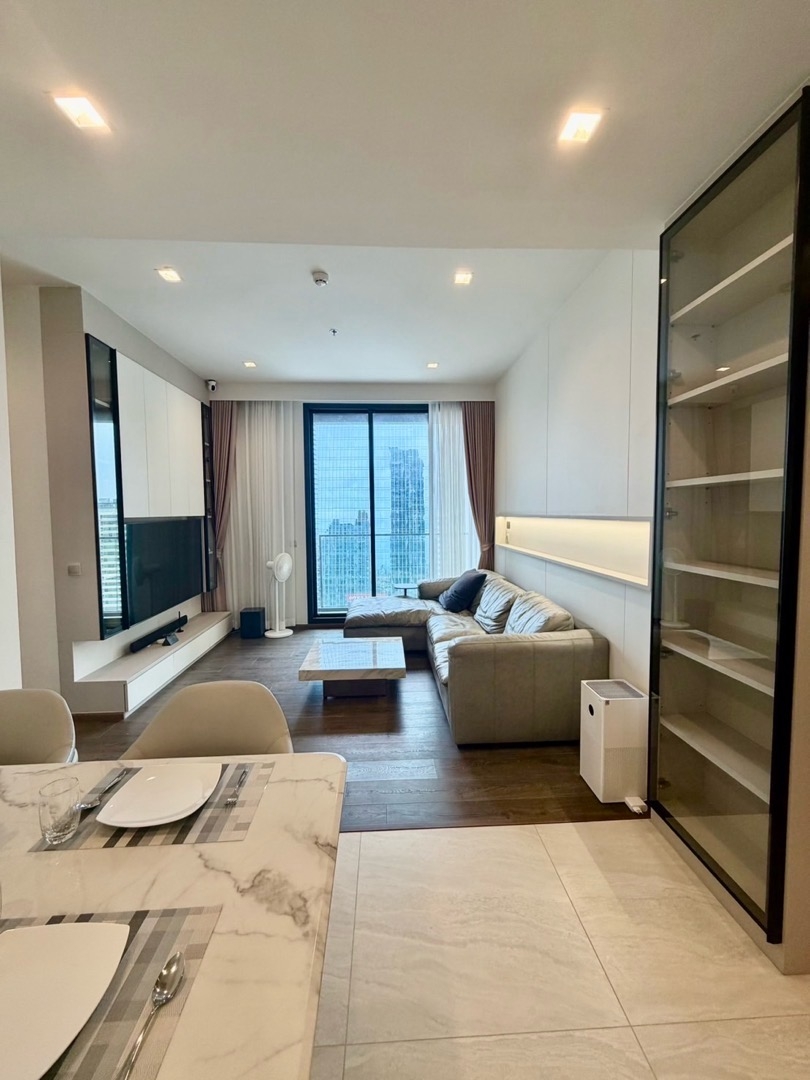  ห้องมุม  THE ADDRESS SIAM - RATCHATHEWI (ดิ แอดเดรส สยาม - ราชเทวี)   2 ห้องนอน 2 ห้องน้ำ  พื้นที่ 70 ตรม.  ชั้น 23 