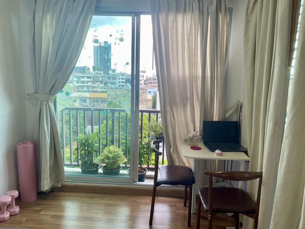 วิวไม่บล็อค ทิศเหนือ The Seed Sathorn - Taksin (เดอะ ซี้ด สาทร - ตากสิน) 25 ตรม 